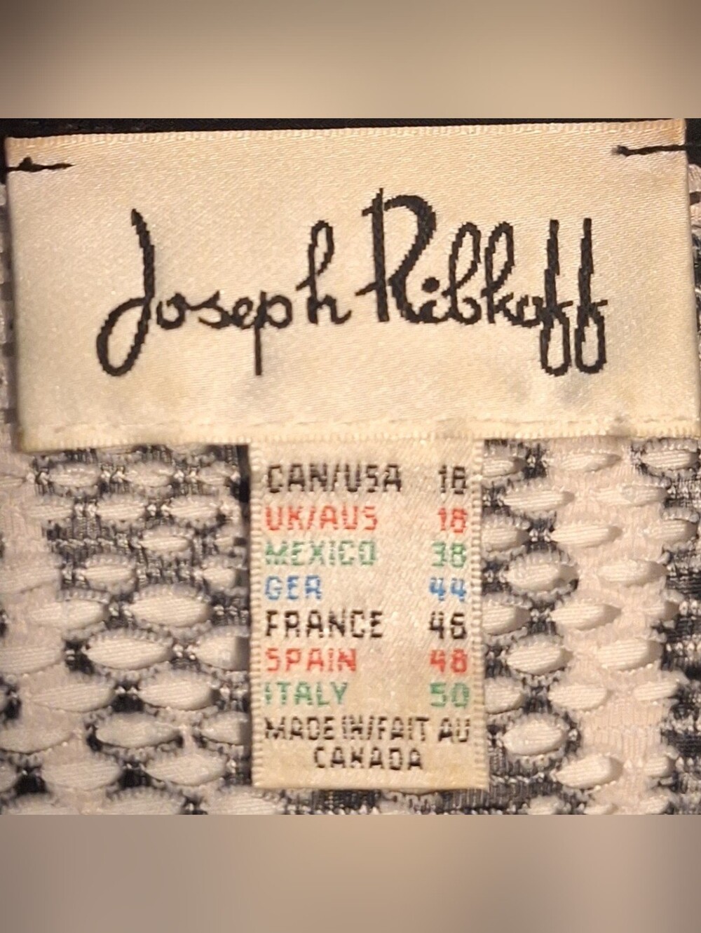 Joseph Ribkoff Mesh Button-Front Jacket - Picture 2 of 12
